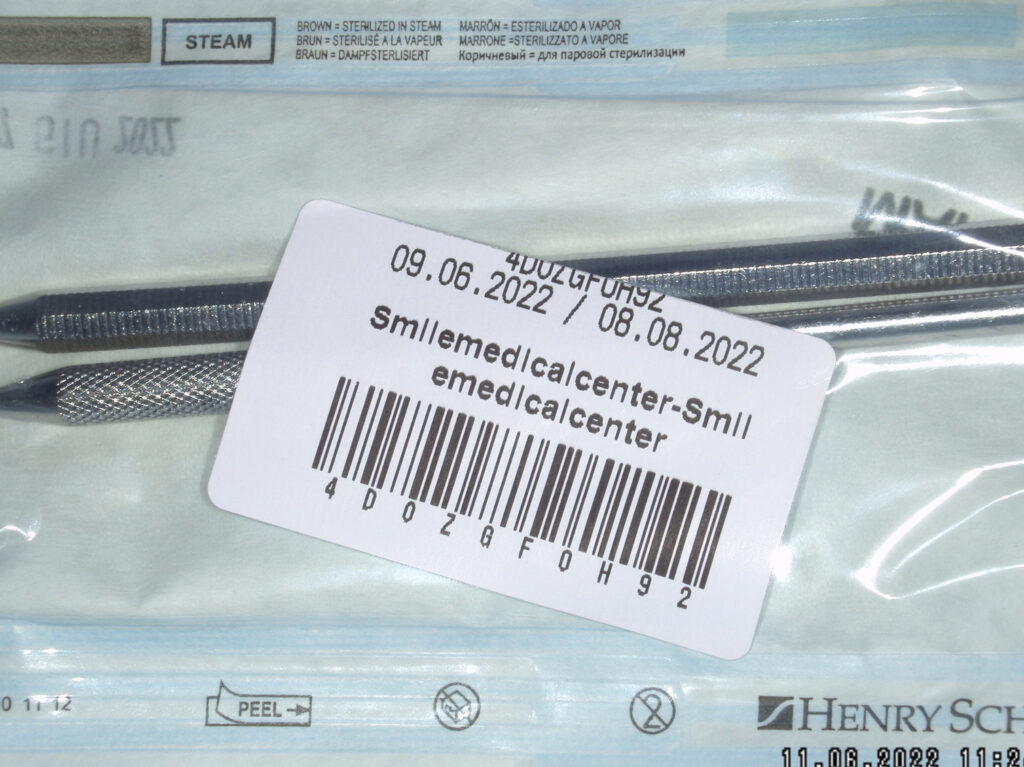 sterilizzzione utilizzo tecnologie avanzate di tracciamento tramite barcode